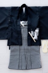 七五三写真撮影着物男の子　5〜7歳用